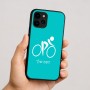 כיסוי בעיצוב אישי עם השם שלך לדגם - Apple iPhone 16 בעיצוב אופניים אולימפיים