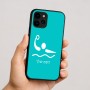 כיסוי בעיצוב אישי עם השם שלך לדגם - Apple iPhone 16 בעיצוב כדור מים אולימפי
