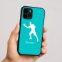 כיסוי בעיצוב אישי עם השם שלך לדגם - Apple iPhone 16 בעיצוב שחקן פינג פונג