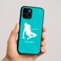 כיסוי בעיצוב אישי עם השם שלך לדגם - Apple iPhone 16 בעיצוב סקי