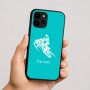 כיסוי בעיצוב אישי עם השם שלך לדגם - Apple iPhone 16 בעיצוב אופנוע שלג