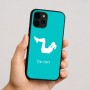 כיסוי בעיצוב אישי עם השם שלך לדגם - Apple iPhone 16 בעיצוב אישה מתאמנת