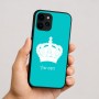כיסוי בעיצוב אישי עם השם שלך לדגם - Apple iPhone 16 בעיצוב כתר מלכותי