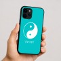כיסוי בעיצוב אישי עם השם שלך לדגם - Apple iPhone 16 בעיצוב סמל יינג יאנג