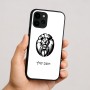 כיסוי בעיצוב אישי עם השם שלך לדגם - Apple iPhone 16 בעיצוב פני אריה