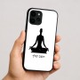 כיסוי בעיצוב אישי עם השם שלך לדגם - Apple iPhone 16 בעיצוב אימון יוגה