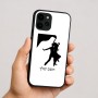 כיסוי בעיצוב אישי עם השם שלך לדגם - Apple iPhone 16 בעיצוב אישה רוקדת עם גבר