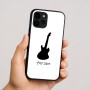 כיסוי בעיצוב אישי עם השם שלך לדגם - Apple iPhone 16 בעיצוב גיטרה