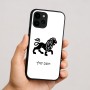 כיסוי בעיצוב אישי עם השם שלך לדגם - Apple iPhone 16 בעיצוב מזלות - אריה