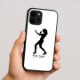 כיסוי בעיצוב אישי עם השם שלך לדגם - Apple iPhone 16 בעיצוב אישה מגוננת
