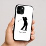 כיסוי בעיצוב אישי עם השם שלך לדגם - Apple iPhone 16 בעיצוב שחקן גולף