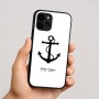 כיסוי בעיצוב אישי עם השם שלך לדגם - Apple iPhone 16 בעיצוב לעגן