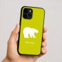 כיסוי בעיצוב אישי עם השם שלך לדגם - Apple iPhone 16 בעיצוב דוב