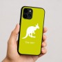 כיסוי בעיצוב אישי עם השם שלך לדגם - Apple iPhone 16 בעיצוב קנגורו