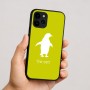 כיסוי בעיצוב אישי עם השם שלך לדגם - Apple iPhone 16 בעיצוב פינגווין
