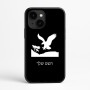 כיסוי בעיצוב אישי עם השם שלך לדגם - Apple iPhone 16e בעיצוב נשר אמריקאי