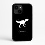 כיסוי בעיצוב אישי עם השם שלך לדגם - Apple iPhone 16e בעיצוב דינוזאור