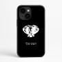 כיסוי בעיצוב אישי עם השם שלך לדגם - Apple iPhone 16e בעיצוב ראש פיל