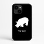 כיסוי בעיצוב אישי עם השם שלך לדגם - Apple iPhone 16e בעיצוב קרנף