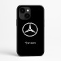כיסוי בעיצוב אישי עם השם שלך לדגם - Apple iPhone 16e בעיצוב מרצדס-בנץ