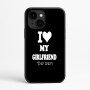כיסוי בעיצוב אישי עם השם שלך לדגם - Apple iPhone 16e בעיצוב אוהב את החברה שלי