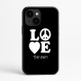 כיסוי בעיצוב אישי עם השם שלך לדגם - Apple iPhone 16e בעיצוב אהבה