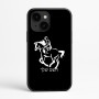 כיסוי בעיצוב אישי עם השם שלך לדגם - Apple iPhone 16e בעיצוב רוכב סוסים 2
