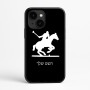 כיסוי בעיצוב אישי עם השם שלך לדגם - Apple iPhone 16e בעיצוב שחקן פולו - סוס