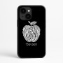 כיסוי בעיצוב אישי עם השם שלך לדגם - Apple iPhone 16e בעיצוב הדפס תפוח