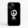 כיסוי בעיצוב אישי עם השם שלך לדגם - Apple iPhone 16e בעיצוב גלובוסי שלום