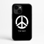 כיסוי בעיצוב אישי עם השם שלך לדגם - Apple iPhone 16e בעיצוב סמל השלום
