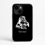 כיסוי בעיצוב אישי עם השם שלך לדגם - Apple iPhone 16e בעיצוב סנטה קלאוס