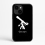 כיסוי בעיצוב אישי עם השם שלך לדגם - Apple iPhone 16e בעיצוב טלסקופ