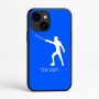 כיסוי בעיצוב אישי עם השם שלך לדגם - Apple iPhone 16e בעיצוב לוחם סייף