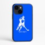 כיסוי בעיצוב אישי עם השם שלך לדגם - Apple iPhone 16e בעיצוב שחקן הוקי