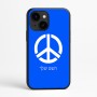 כיסוי בעיצוב אישי עם השם שלך לדגם - Apple iPhone 16e בעיצוב סמל השלום