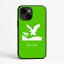 כיסוי בעיצוב אישי עם השם שלך לדגם - Apple iPhone 16e בעיצוב נשר אמריקאי