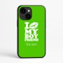 כיסוי בעיצוב אישי עם השם שלך לדגם - Apple iPhone 16e בעיצוב נשקי את חבר שלי