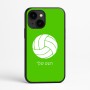 כיסוי בעיצוב אישי עם השם שלך לדגם - Apple iPhone 16e בעיצוב כדור כדורעף