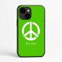 כיסוי בעיצוב אישי עם השם שלך לדגם - Apple iPhone 16e בעיצוב סמל השלום
