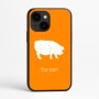 כיסוי בעיצוב אישי עם השם שלך לדגם - Apple iPhone 16e בעיצוב חזיר