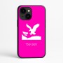 כיסוי בעיצוב אישי עם השם שלך לדגם - Apple iPhone 16e בעיצוב נשר אמריקאי
