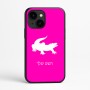 כיסוי בעיצוב אישי עם השם שלך לדגם - Apple iPhone 16e בעיצוב תנין