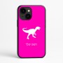כיסוי בעיצוב אישי עם השם שלך לדגם - Apple iPhone 16e בעיצוב דינוזאור