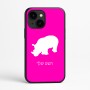 כיסוי בעיצוב אישי עם השם שלך לדגם - Apple iPhone 16e בעיצוב קרנף