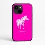 כיסוי בעיצוב אישי עם השם שלך לדגם - Apple iPhone 16e בעיצוב זברה