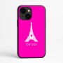 כיסוי בעיצוב אישי עם השם שלך לדגם - Apple iPhone 16e בעיצוב מגדל אייפל