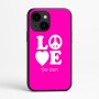 כיסוי בעיצוב אישי עם השם שלך לדגם - Apple iPhone 16e בעיצוב אהבה