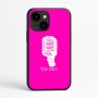 כיסוי בעיצוב אישי עם השם שלך לדגם - Apple iPhone 16e בעיצוב מיקרופון