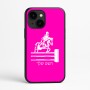 כיסוי בעיצוב אישי עם השם שלך לדגם - Apple iPhone 16e בעיצוב רוכב סוסים